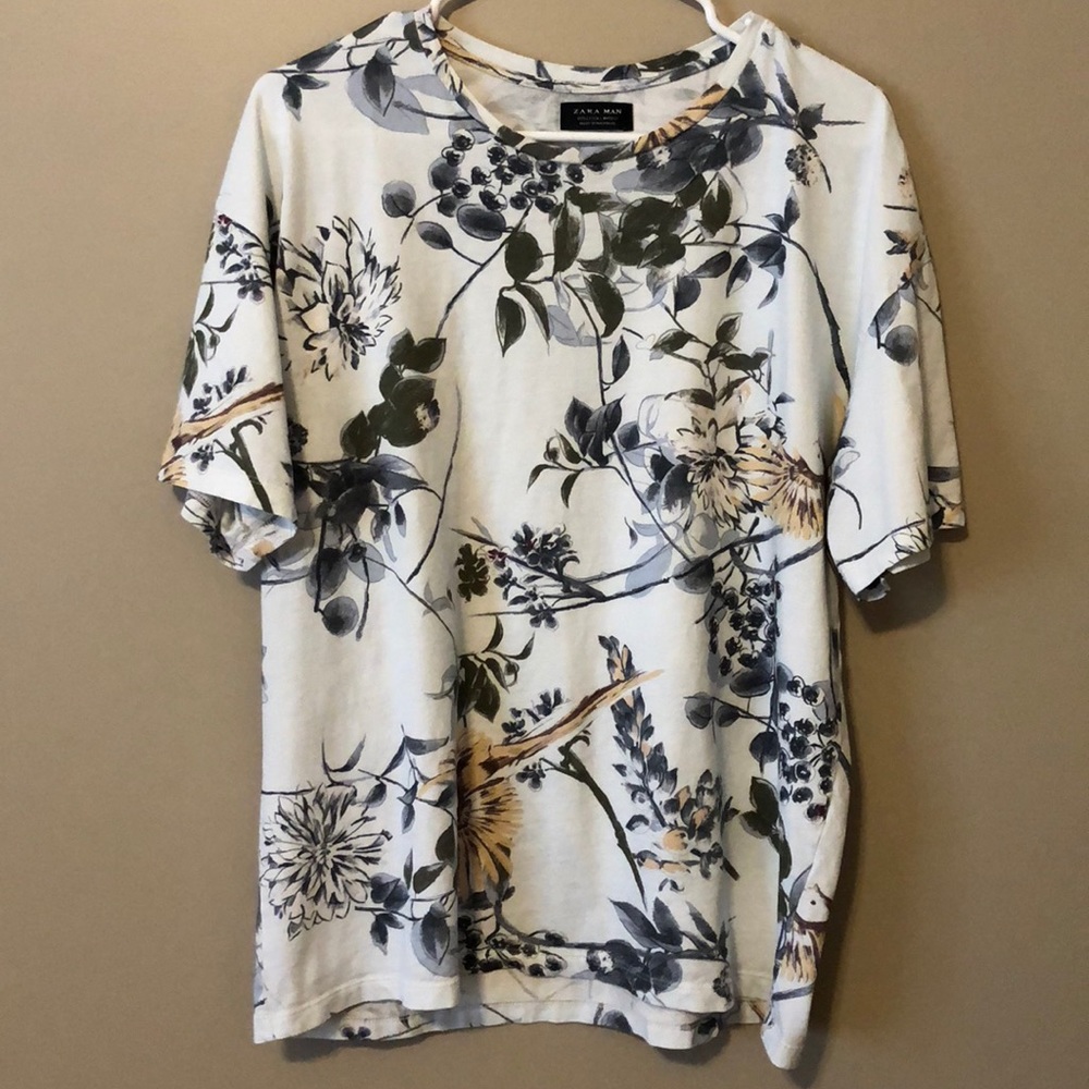 ZARA - MENS Graphic Shirt (L)